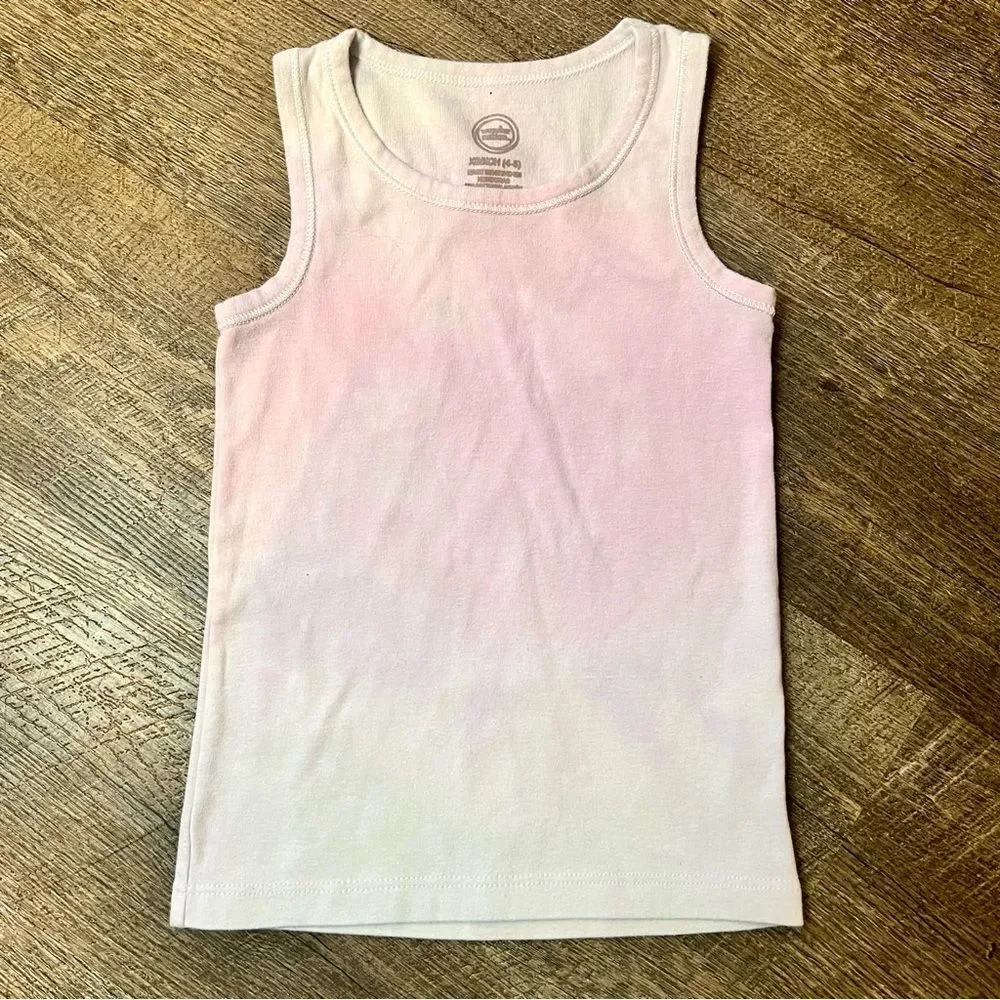 Nike Girls 4T 5 Summer Clothes Lot 3pc Shirt Tank Tie Dye Biker Shorts